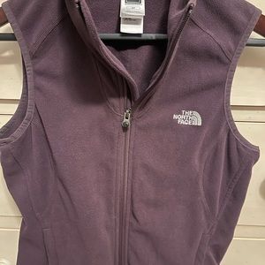 Northface fleece purple vest! Size small
